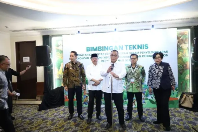 KLH/BPLH Gelar Bimtek Nilai Ekonomi Karbon untuk 124 Kepala Daerah Sumatera dan Jawa